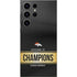 NFL Denver Broncos Super Bowl 50 Champions Black Galaxy S25 Ultra Skin